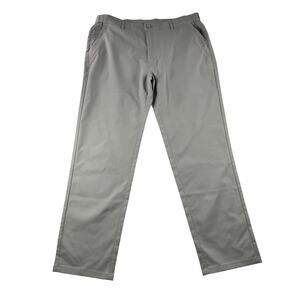 Jack Archer Jetsetter Tech Pants Mens 35x30 Stone Khaki Chino Trousers Stretch